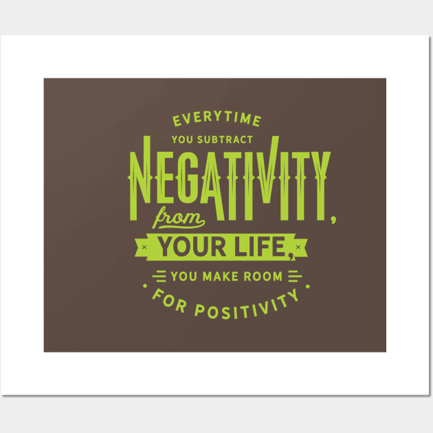 Positivity Negaivity Wall Art by Socity Shop